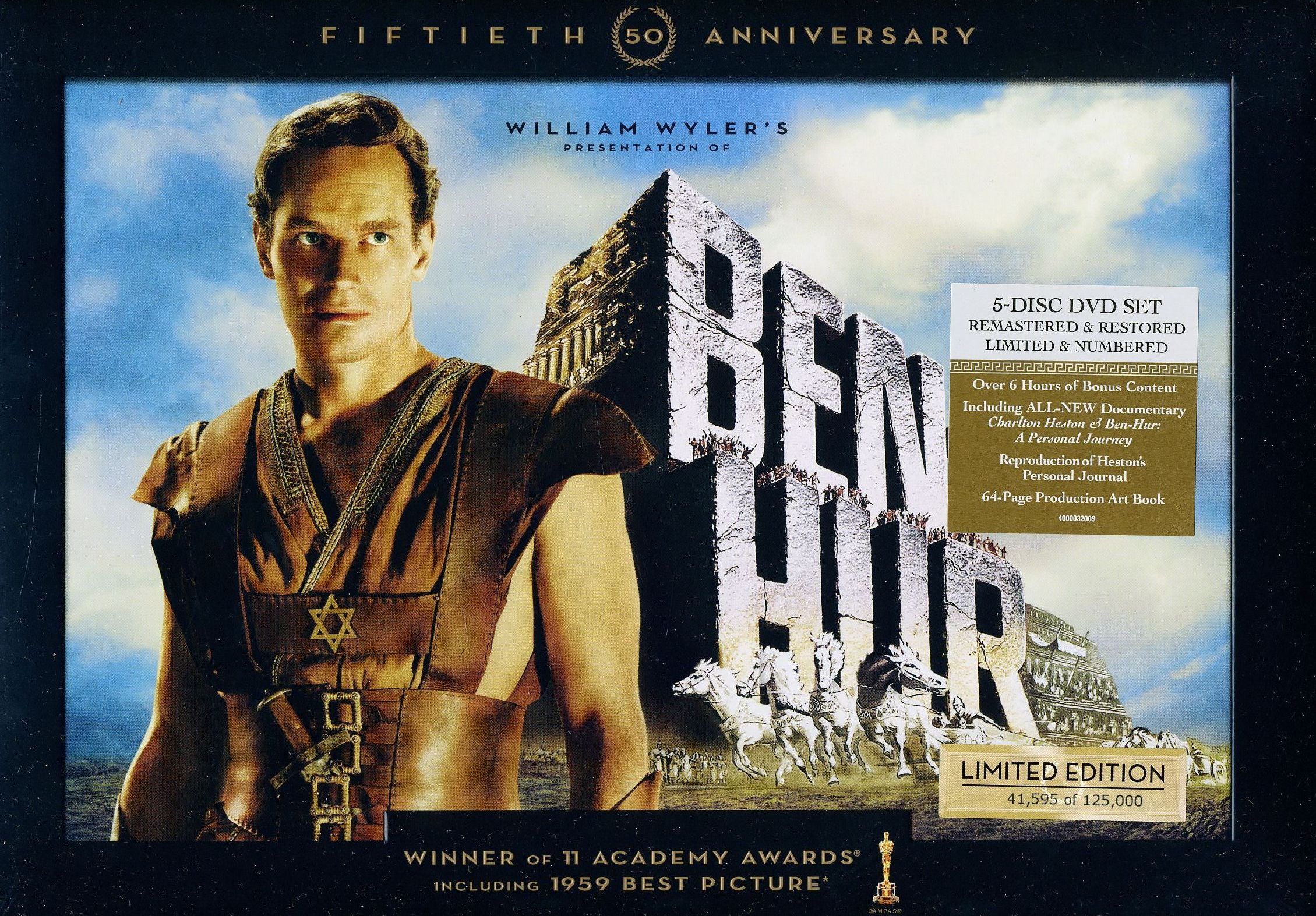 BEN-HUR (1959) (2 BOOKS) (5PC) (W / BOOK) / -BEN-HUR (1959) (2 BOOKS) (5PC) (W / BOOK) / 