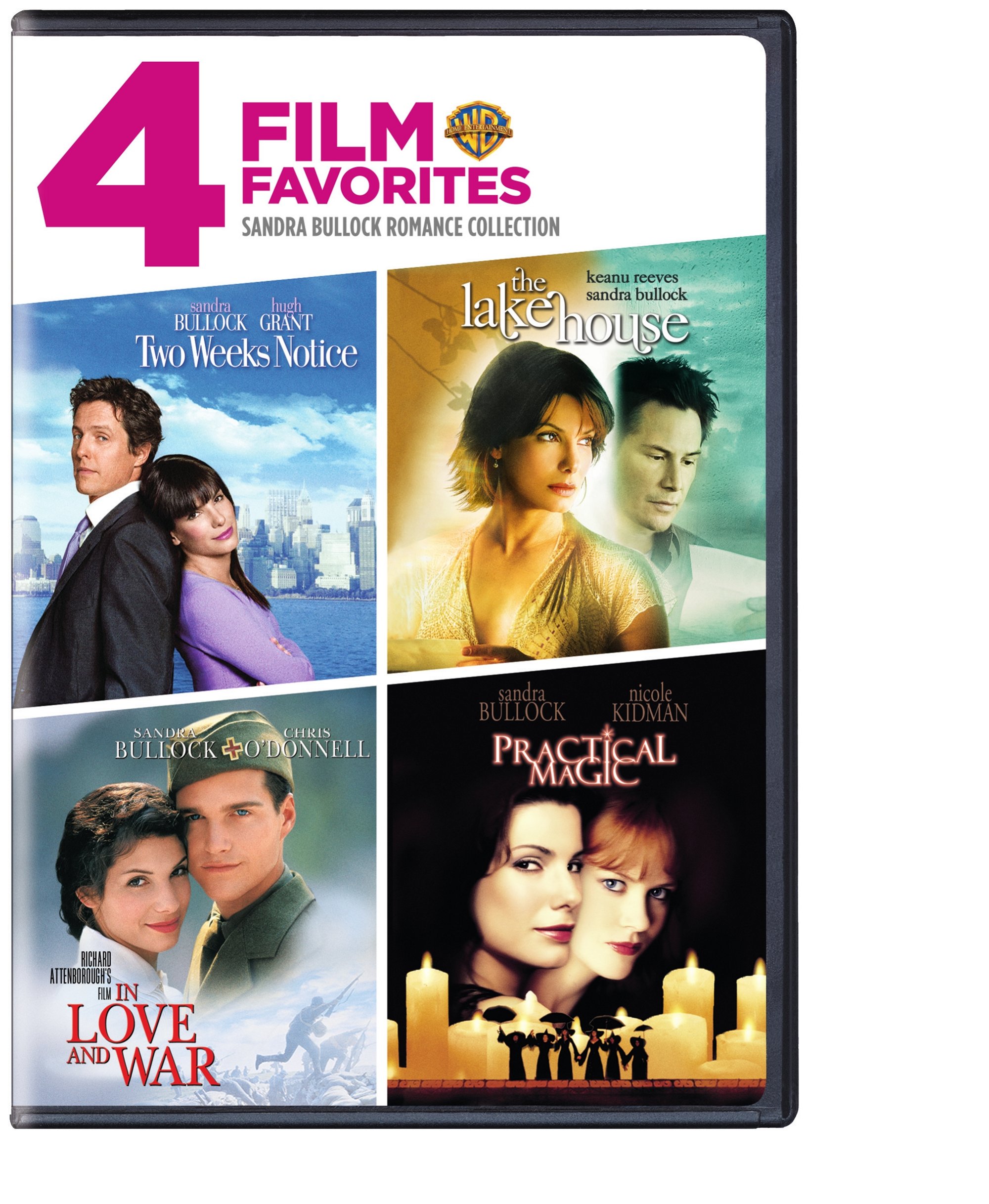 SANDRA BULLOCK ROMANCE-4 FILM FAVORITES