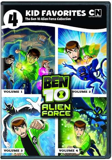 4 KID FAVORITES CARTOON: BEN 10 ALIEN FORCE (4PC)-4 KID FAVORITES CARTOON: BEN 10 ALIEN FORCE (4PC)