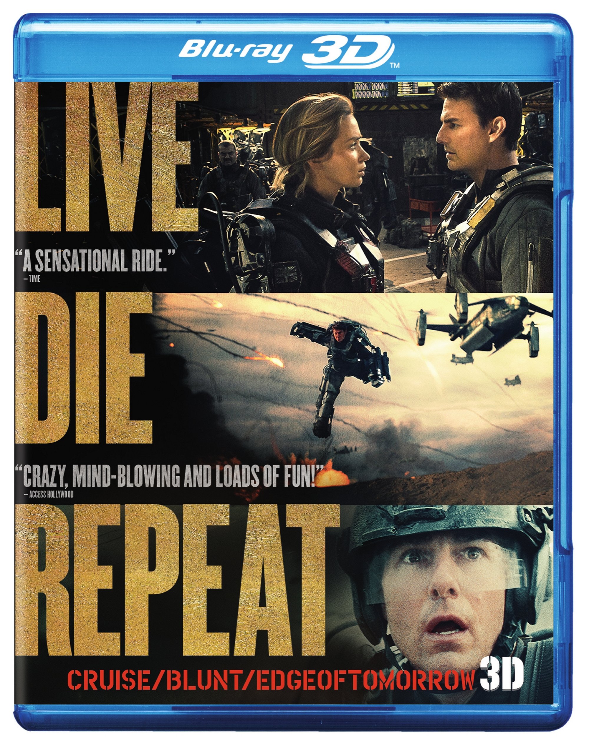 LIVE DIE REPEAT: EDGE OF TOMORROW (W / DVD) (W-LIVE DIE REPEAT: EDGE OF TOMORROW