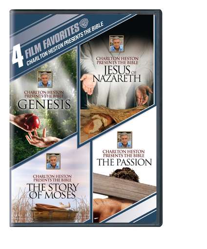 4 FILM FAVORITES: CHARLTON HESTON PRESENTS BIBLE-4 FILM FAVORITES: CHARLTON HESTON PRESENTS BIBLE