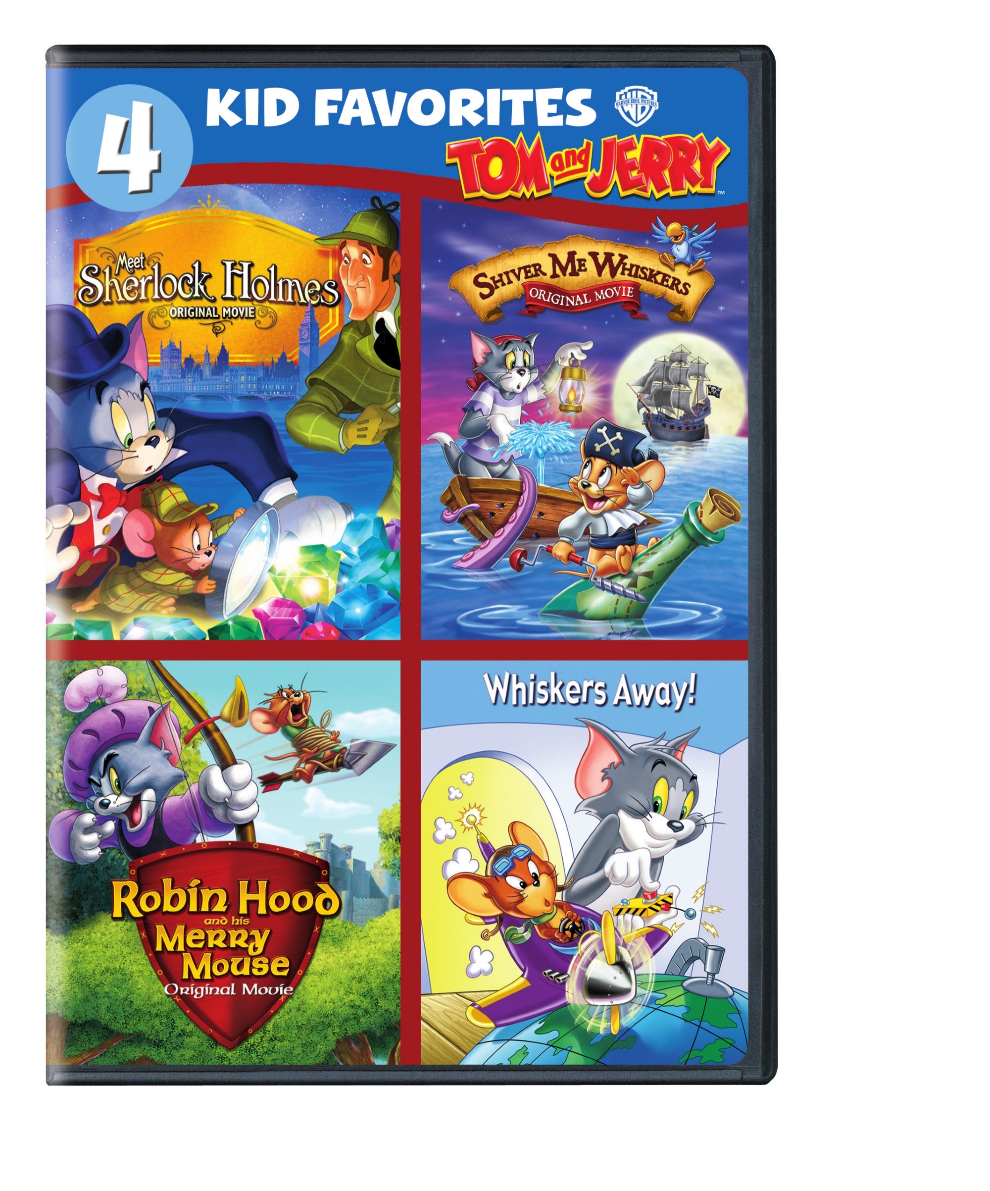 4 KID FAVORITES: TOM & JERRY (4PC) / (BOX)-4 KID FAVORITES: TOM & JERRY (4PC) / (BOX)
