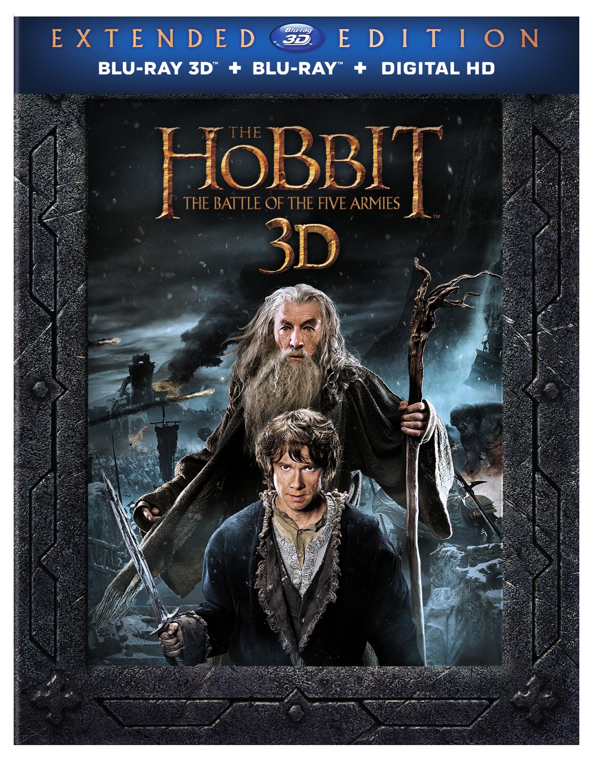 HOBBIT: THE BATTLE OF THE FIVE ARMIES (W / DVD-HOBBIT: THE BATTLE OF THE FIVE ARMIES