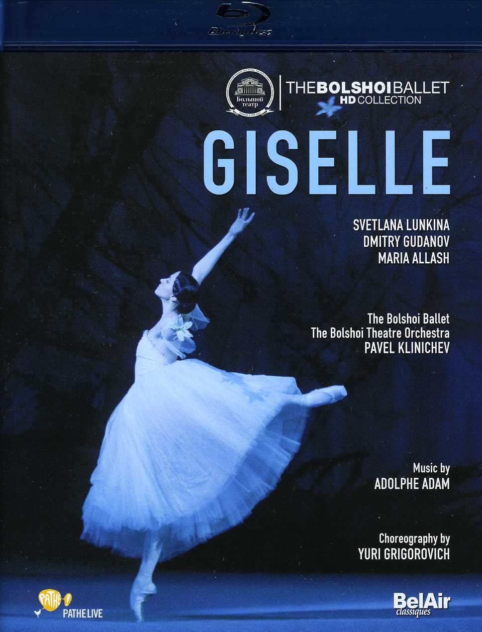 GISELLE-ADAM / BOLSHOI BALLET / LUNKINA / GUDA