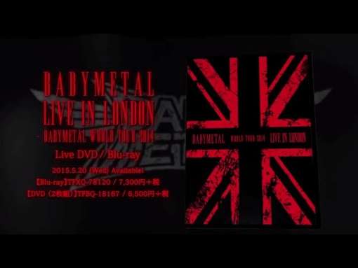 LIVE IN LONDON 2014 / (JPN)-BABYMETAL