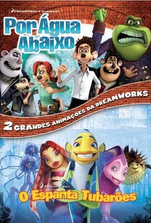 FLUSHED AWAY (2006) / SHARK TALE (2004)-POR AGUA ABAIXO / ESPANTA TUBAROES (2PC)