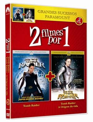 LARA CROFT: TOMB RAIDER 1 & 2 (2PC)-ANGELINA JOLIE / JON VOIGT / NOAH TAYLOR / G