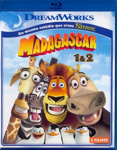 MADAGASCAR 1 (2005) & 2 (2008) (DREAMWORKS) (2PC)-MADAGASCAR 1 & 2 (BEN STILLER / CHRIS ROCK)