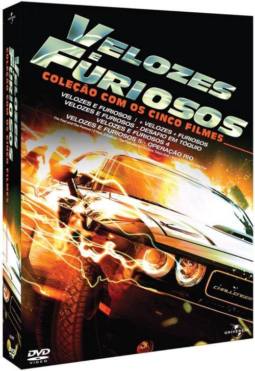 VELOZES & FURIOSOS 1-5 - FAST & FURIOUS COLLEC-VIN DIESEL / PAUL WALKER