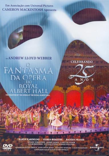 FANTASMA DA OPERA NO ROYAL ALBERT HALL - 25 ANOS-ANDREW LLOYD WEBBER