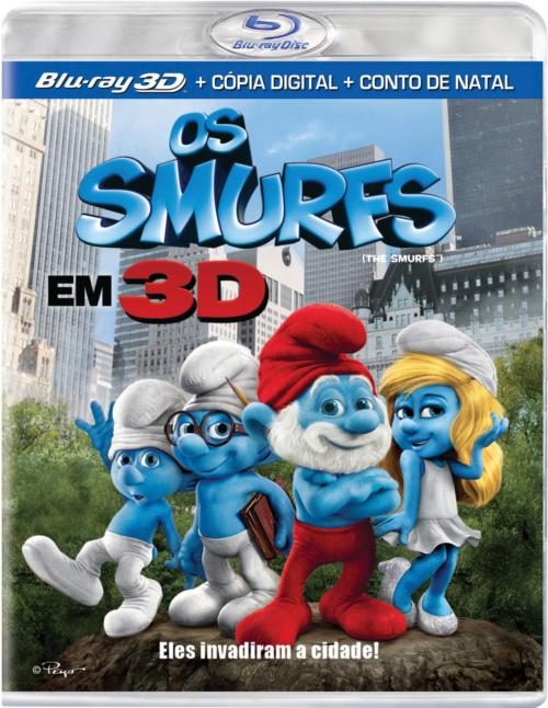 SMURFS (2011) (BLU RAY 3D+BLU RAY+DIGITAL COPY)-HANK AZARIA / KATY PERRY