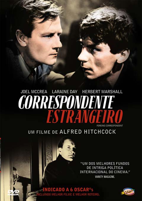 CORRESPONDENTE ESTRANGEIRO - FOREIGN CORRESPONDENT-JOEL MCCREA / LARAINE DAY / HERBERT MARSHALL