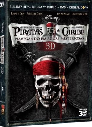 PIRATAS DO CARIBE: NAVEGANDO EM AGUAS MISTERIOSAS-JOHNNY DEPP / PENELOPE CRUZ