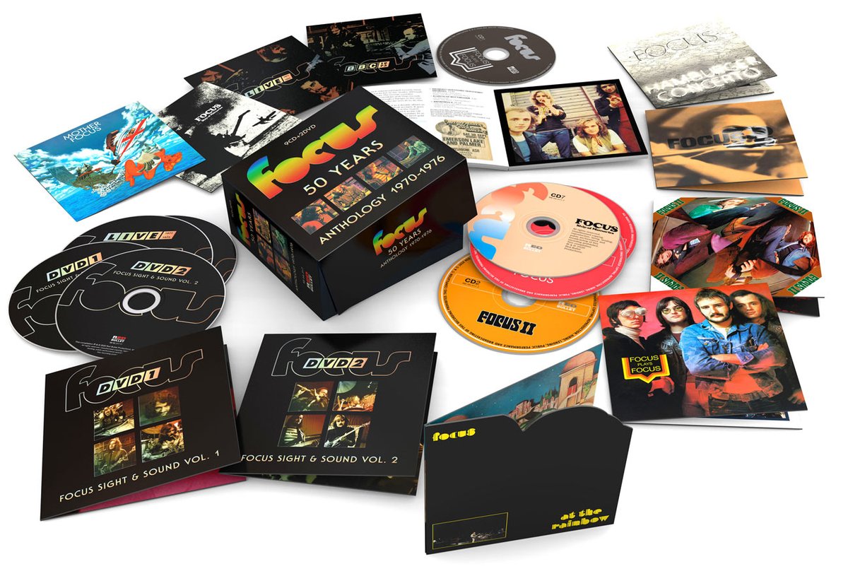 50 YEARS ANTHOLOGY 1970-1976 (9CD+2DVD PAL REG 0)-FOCUS
